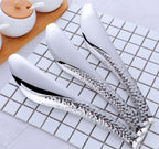 304 Stainless Steel Food Tongs UK Ice & BBQ Serving Clips