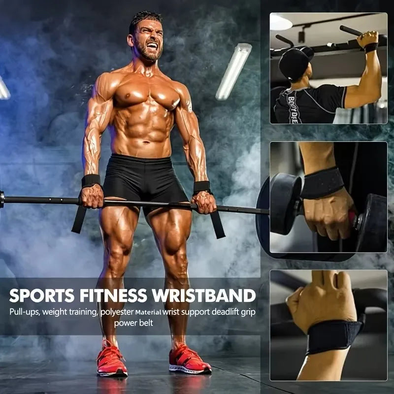 Non-Slip Gym Lifting Straps for Weight Training & CrossFit Support