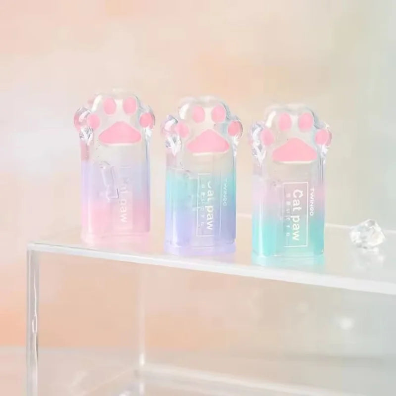 Cute Cat Paw Pencil Sharpener Gradient Color Stationery