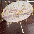 Buy 70cm Chinese Silk Tassel Umbrella