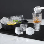 Large Silicone Ice Cube Tray Jumbo Square Ice Maker Mold (4/6/8/15 Grid)