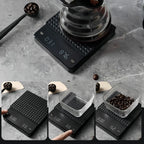 Digital Coffee Scale USB Rechargeable Timer Scale