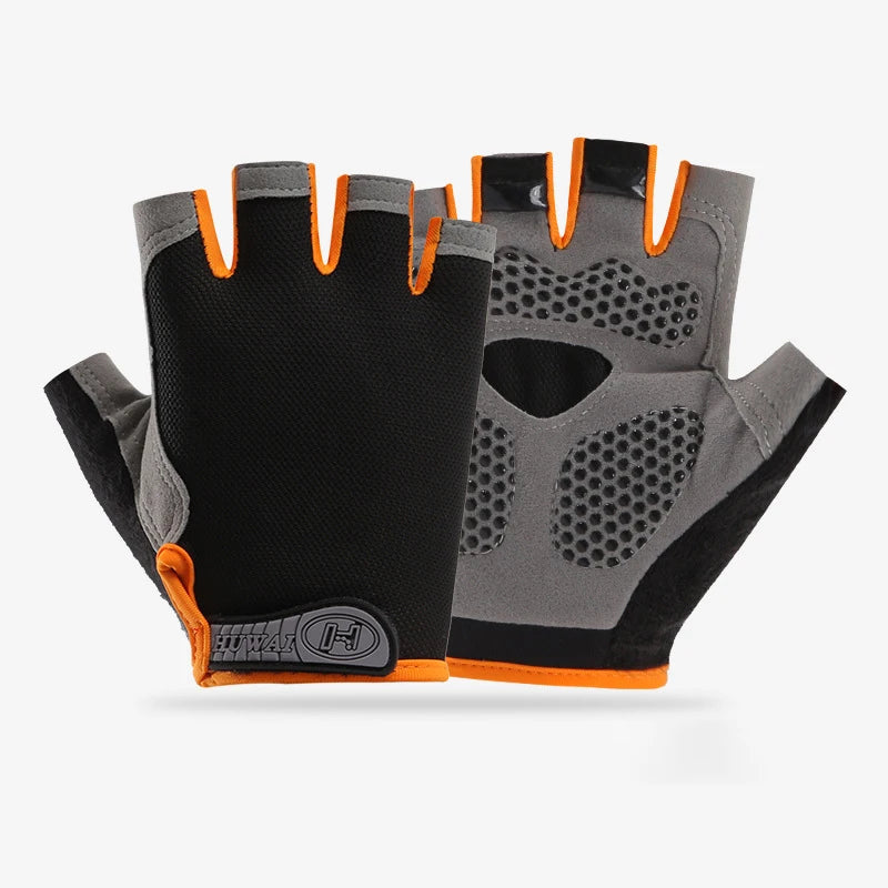 Half Finger Gym & Cycling Gloves Anti-Slip Breathable