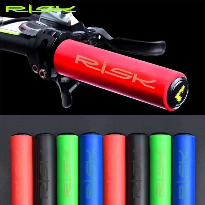 RISK Ultra Light Anti-Slip MTB Bike Handlebar Grips Soft Rubber Secondary image