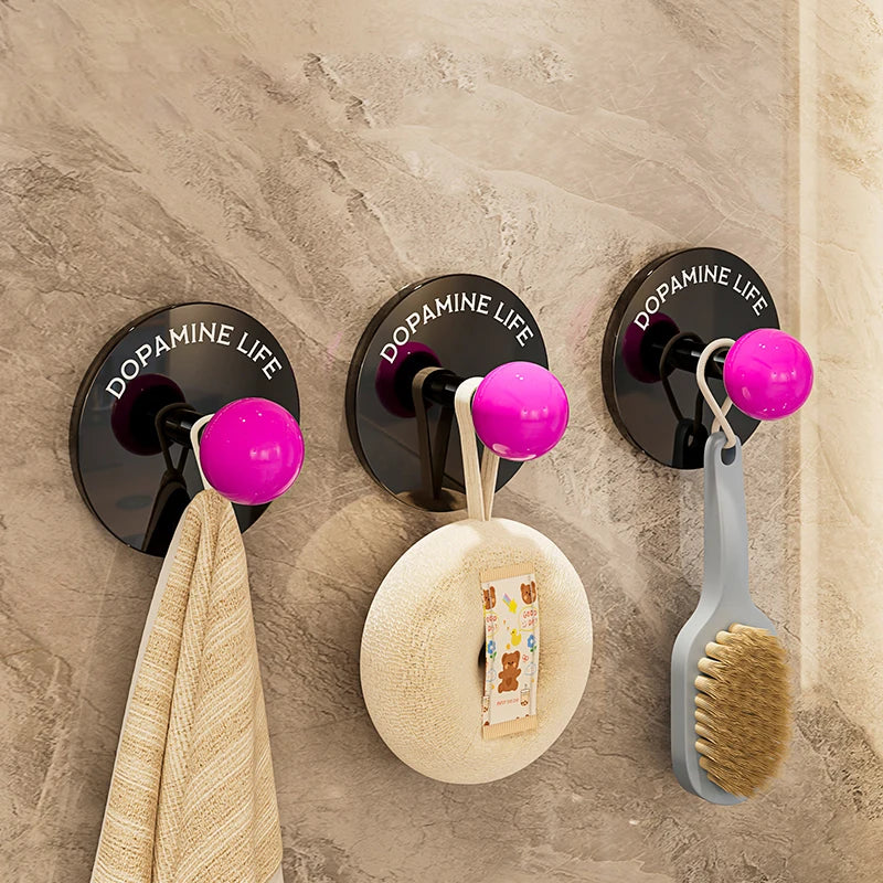 Adhesive Wall Hook Durable No-Drill Coat & Bathroom Storage Hook