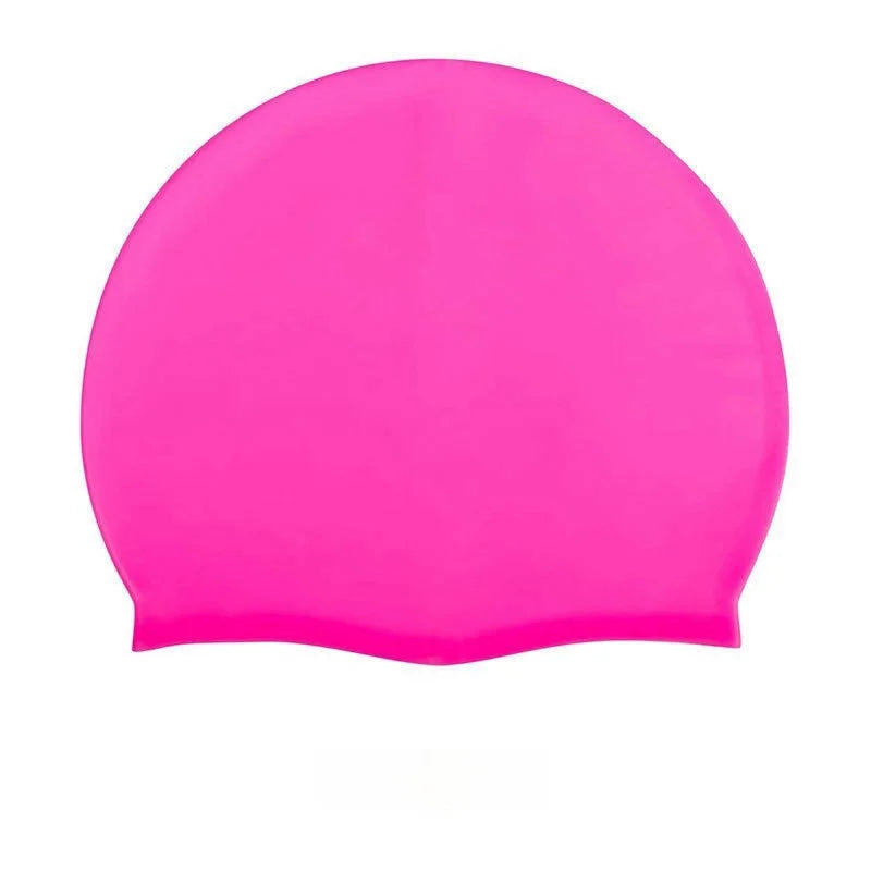 Large Silicone Swimming Cap Waterproof Ear Protection for Long Hair