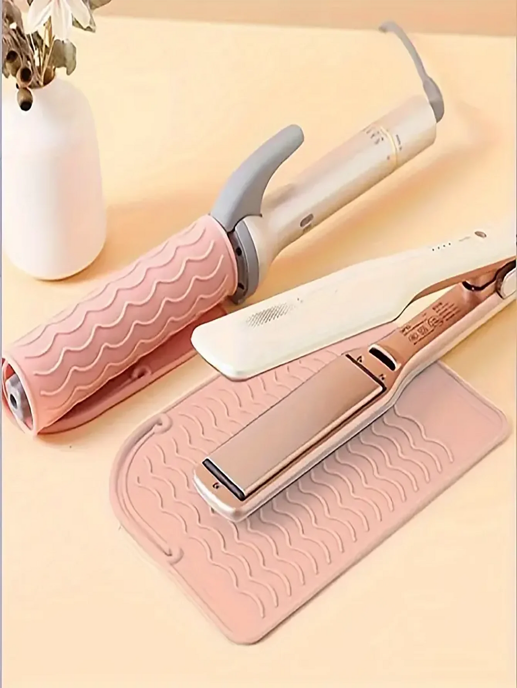 Plus Size Silicone Heat Resistant Mat for Flat Iron Curling Hair Tools