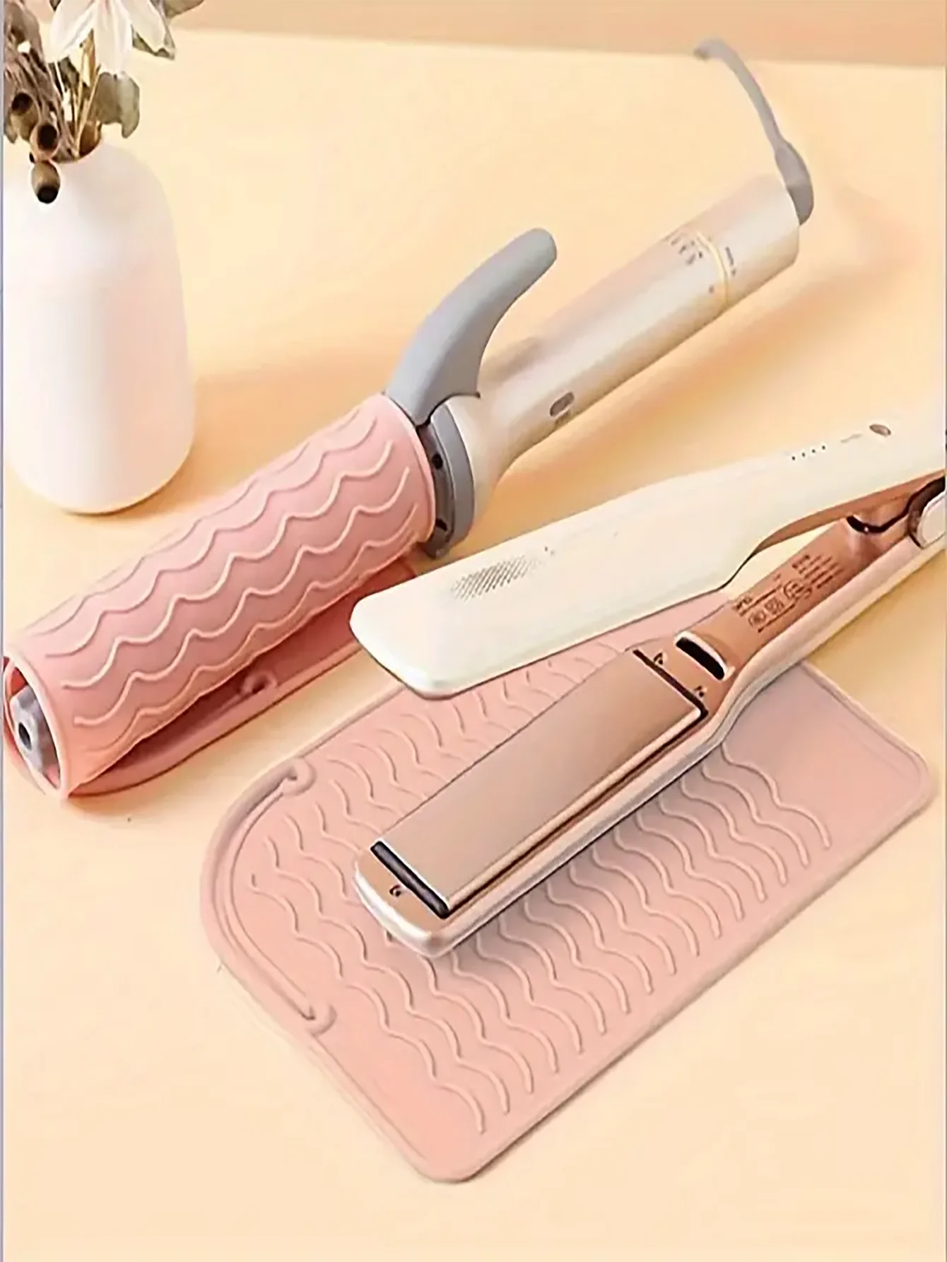Plus Size Silicone Heat Resistant Mat for Flat Iron Curling Hair Tools