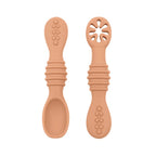Baby Spoon Fork Set Soft Silicone Training Cutlery for Kids