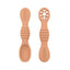 Baby Spoon Fork Set Soft Silicone Training Cutlery for Kids