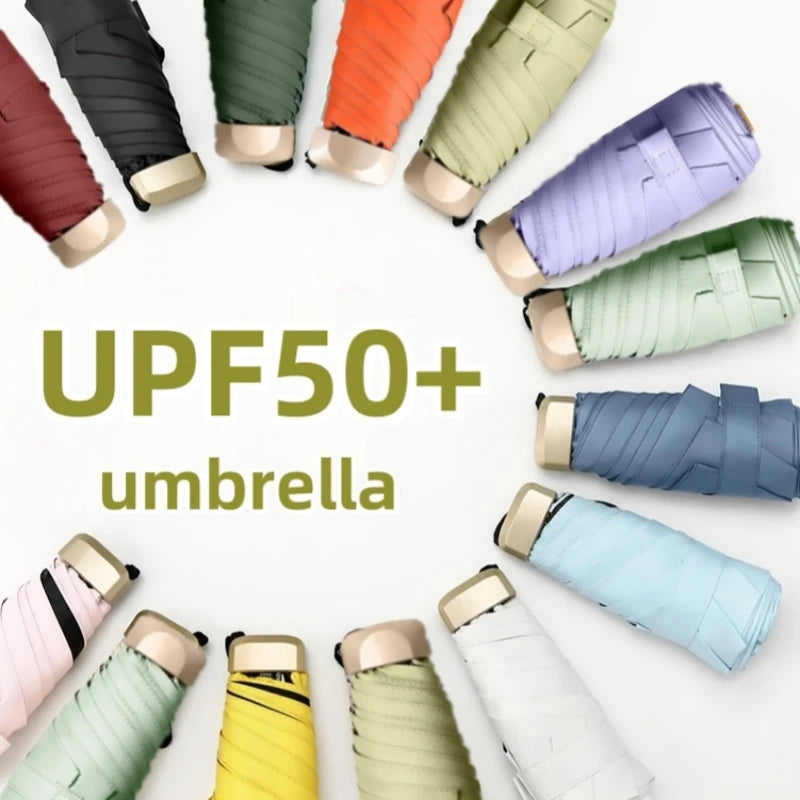 Buy UPF50+ Mini Pocket Umbrella UV Protection Travel Umbrella Secondary image