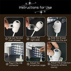 Mini Starry Sky Projector Lamp USB Portable Galaxy Night Light