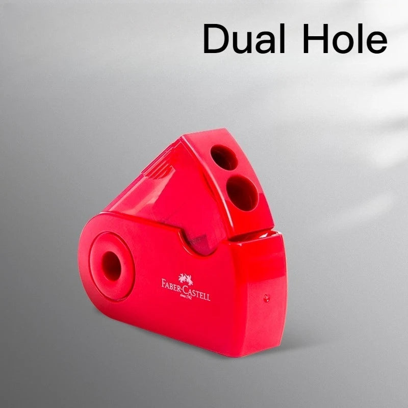FABER-CASTELL Mini Pencil Sharpener Dual Hole Portable Sharpener