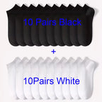 Unisex Ankle Socks Breathable Lightweight Sports Trainer Socks 5-10 Pack