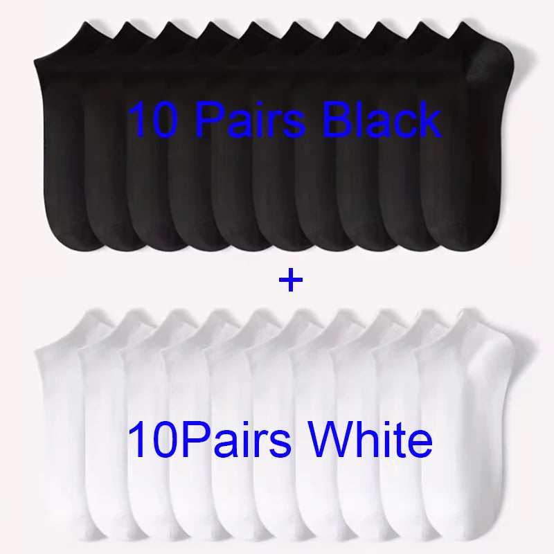 Unisex Ankle Socks Breathable Lightweight Sports Trainer Socks 5-10 Pack
