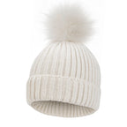Big Pompom Baby Winter Hat Cute Knitted Beanie for Newborns