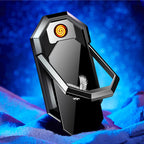 Phone Holder with Lighter - Portable USB Rechargeable Design