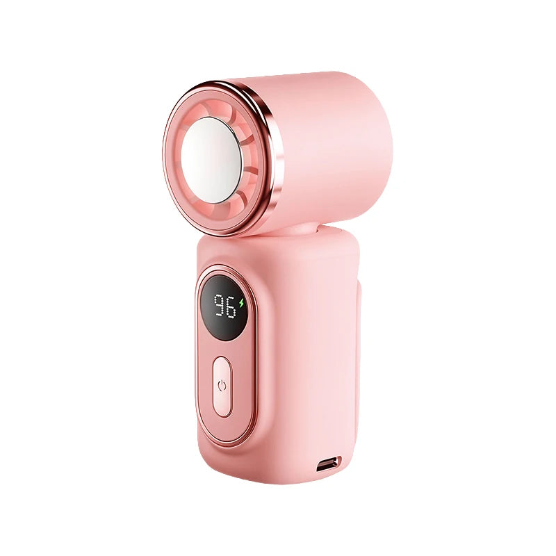 Portable Ice Cooling Fan UK 3000mAh 5-Speed USB Rechargeable