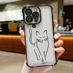 Cute Cartoon Cat Case for Xiaomi 14 15 15T 17T Pro Poco F5 F7 F8 X7