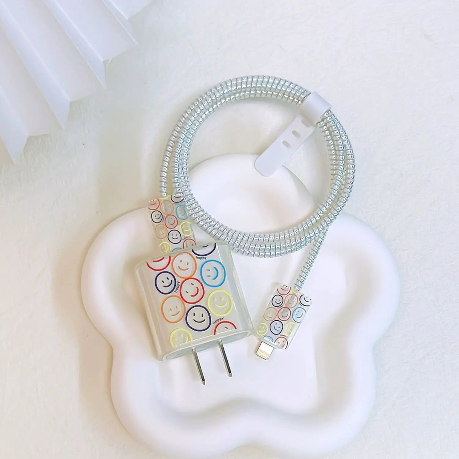 Cute Tulip Fast Charger Protector for iPhone 18W-20W