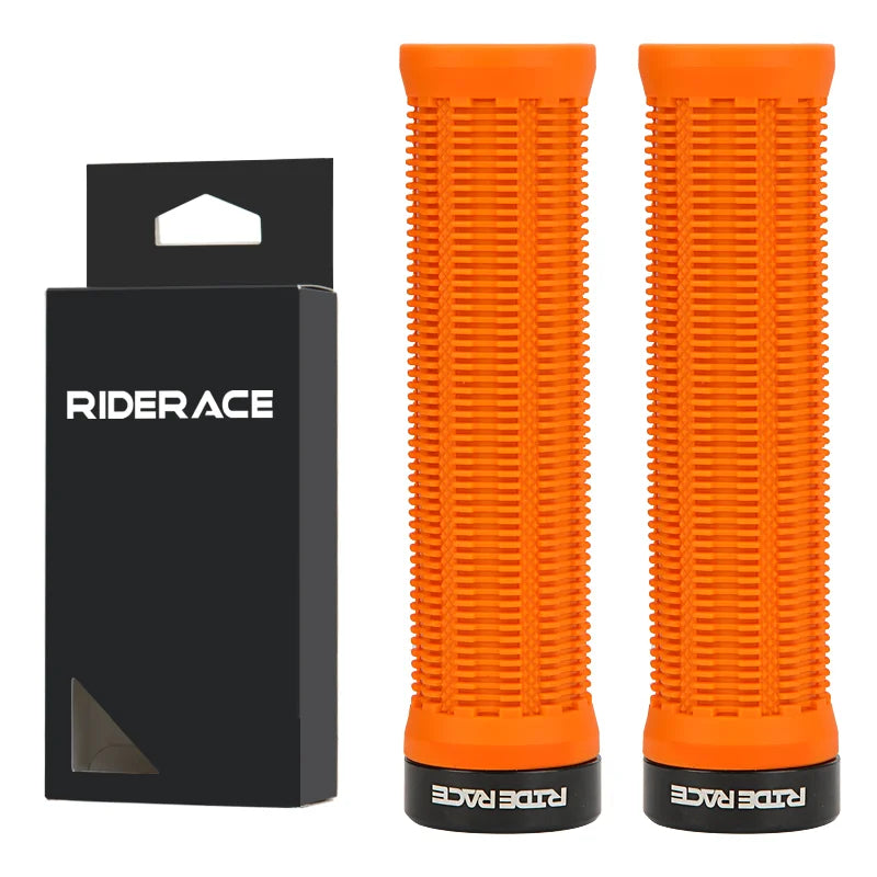 Lock-On MTB Handlebar Grips Ergonomic Anti-Slip Shockproof Rubber