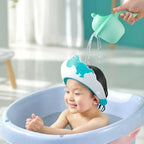 Baby Bath Shower Cap Soft Waterproof Hair Wash Shield