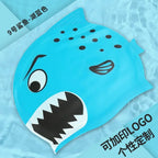 Cartoon Clownfish Kids Silicone Swimming Cap Waterproof Swim Hat