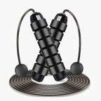 Ball Bearing Speed Jump Rope Foam Handle Tangle-Free Fitness