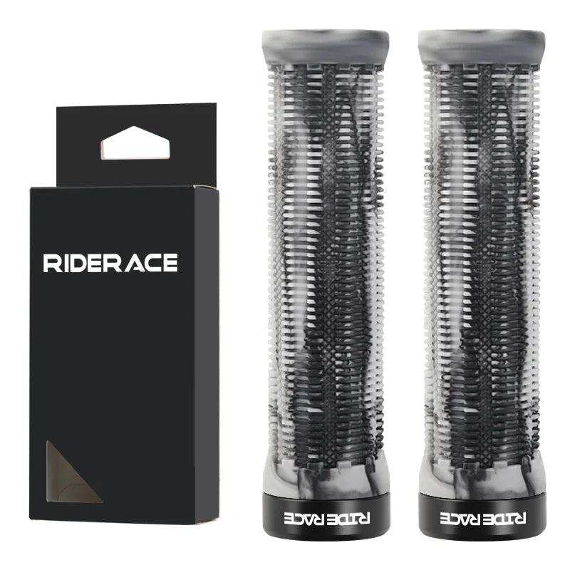 Lock-On MTB Handlebar Grips Ergonomic Anti-Slip Shockproof Rubber