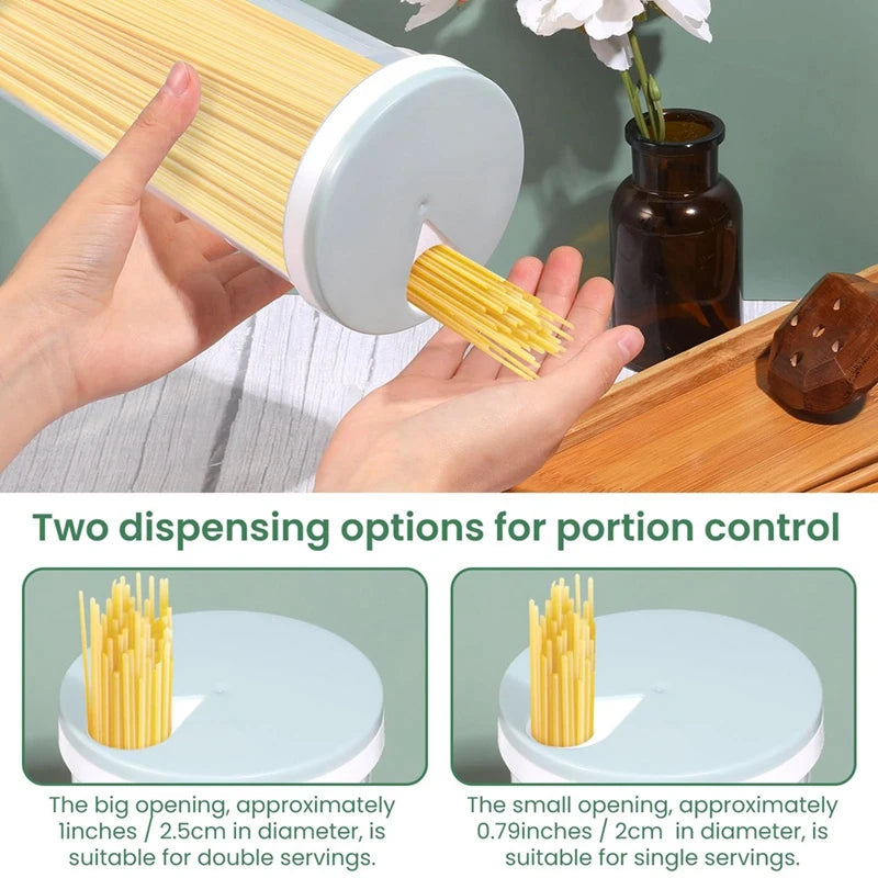 Pasta Storage Container with Locking Lid Airtight Noodle Food Storage Canister