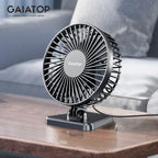 GAIATOP Mini USB Desktop Fan Quiet 3-Speed Office Fan