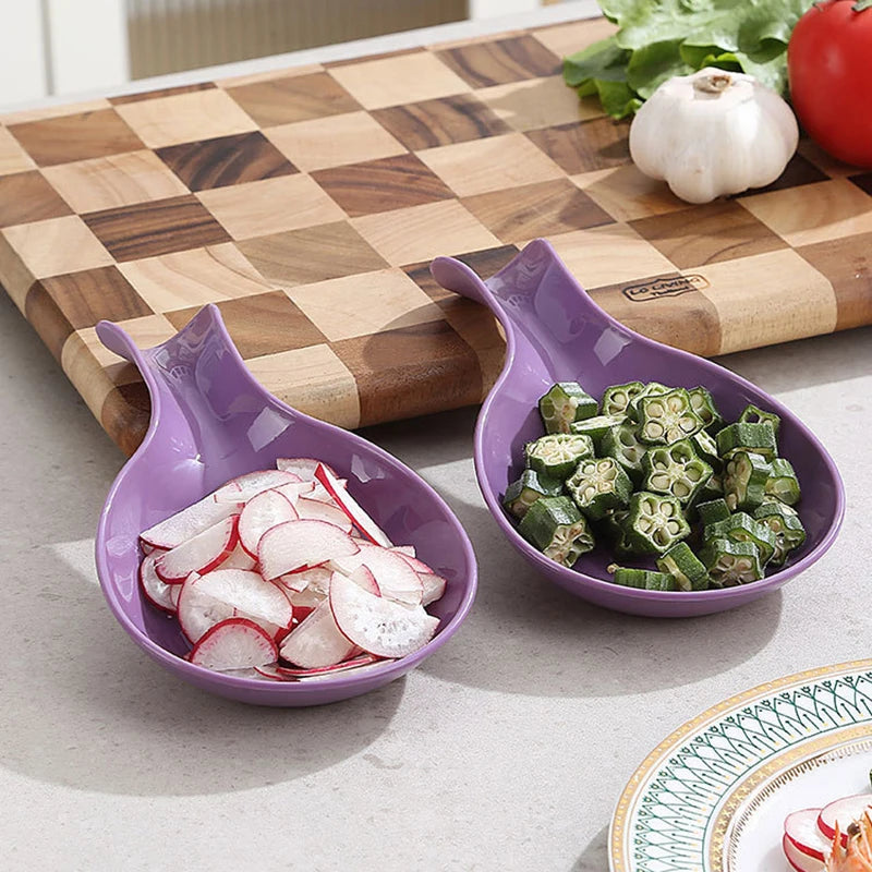Large Ceramic Spoon Rest Heat-Resistant Holder Secondary image