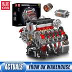 F488 Supercar V8 Engine Building Block