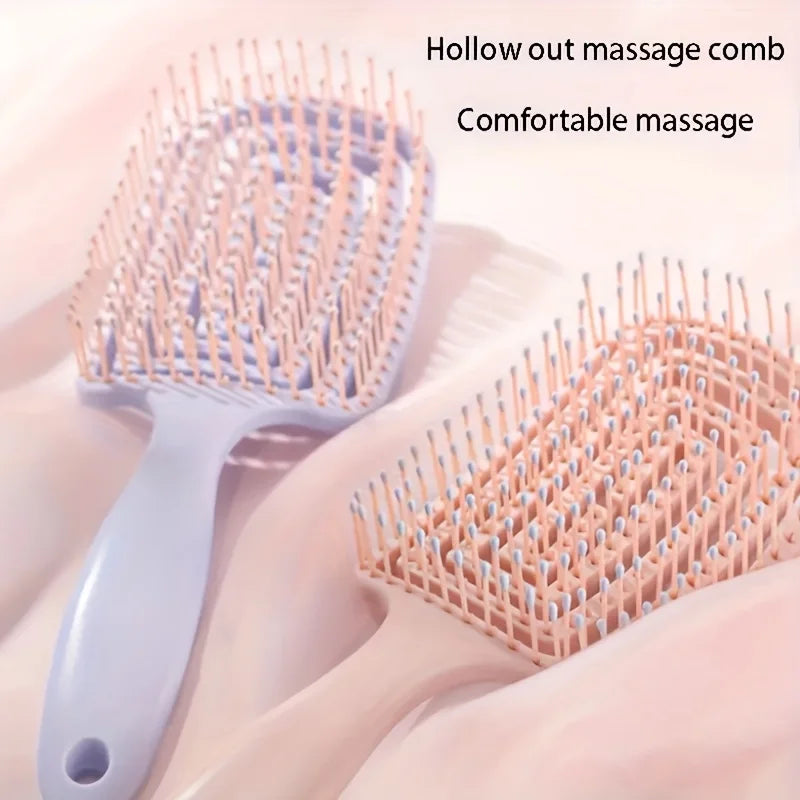 Luxury Hollowed-Out Detangling Hair Massage Styling Comb Tool