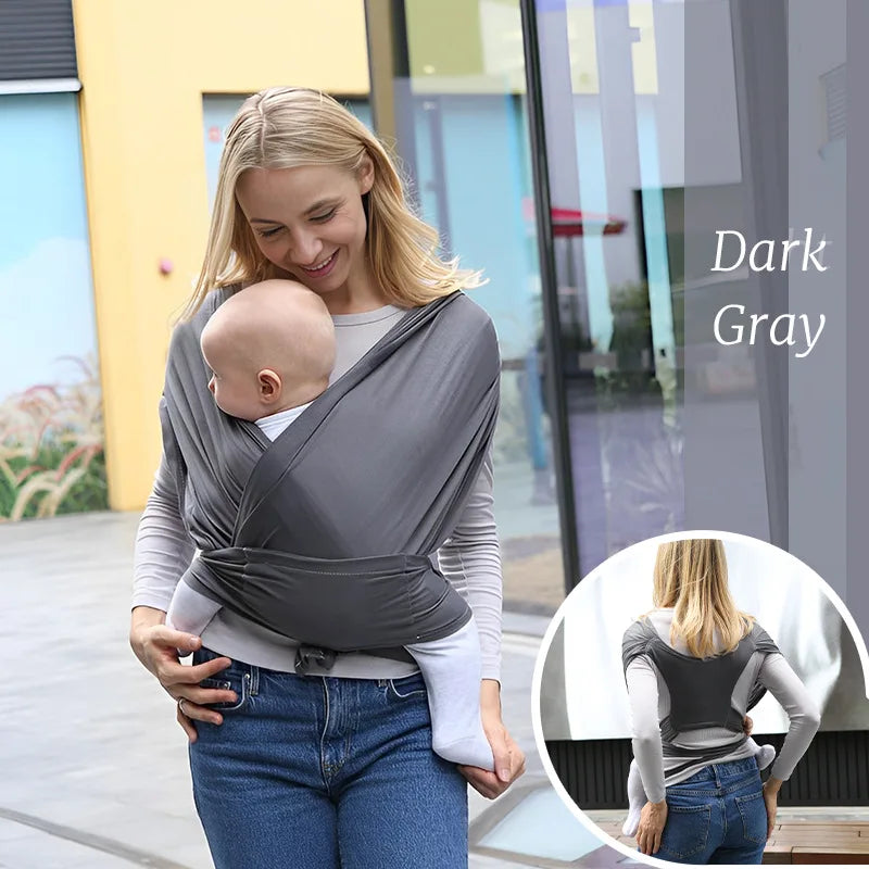 Ergonomic Baby Wrap Sling Carrier Soft Cotton Newborn Carrier 0-36M
