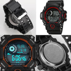 military watches for men submerged in water demonstrating waterproof electronic performance