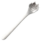 Cat Paw Teaspoon 304 Stainless Steel – Cute Coffee & Ice Cream Spoon Gift