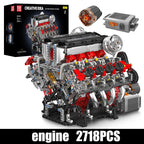 F488 Supercar V8 Engine Building Block