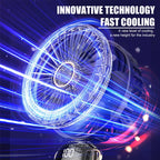Portable Mini Folding Desk Fan USB Rechargeable Cooling Cooler Fan