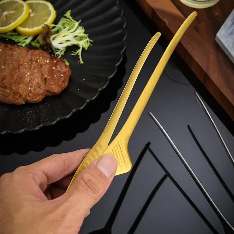 Korean BBQ Tongs UK Stainless Steel Grill Cooking Tools