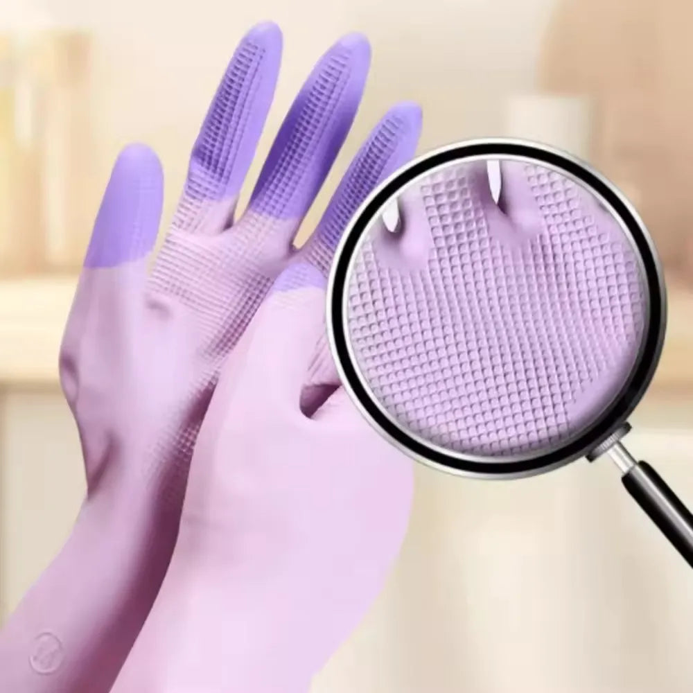 Waterproof Latex Cleaning Gloves Oil Resistant