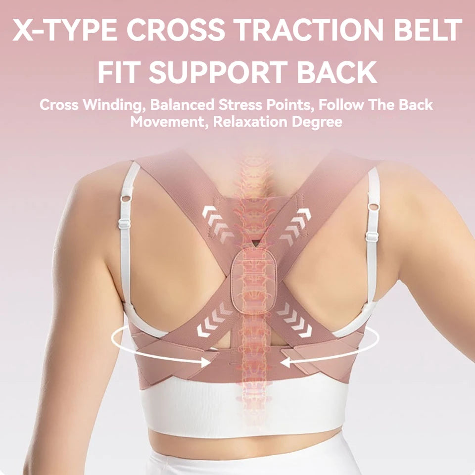 Posture Corrector Back Brace Lumbar Support Belt Men Women