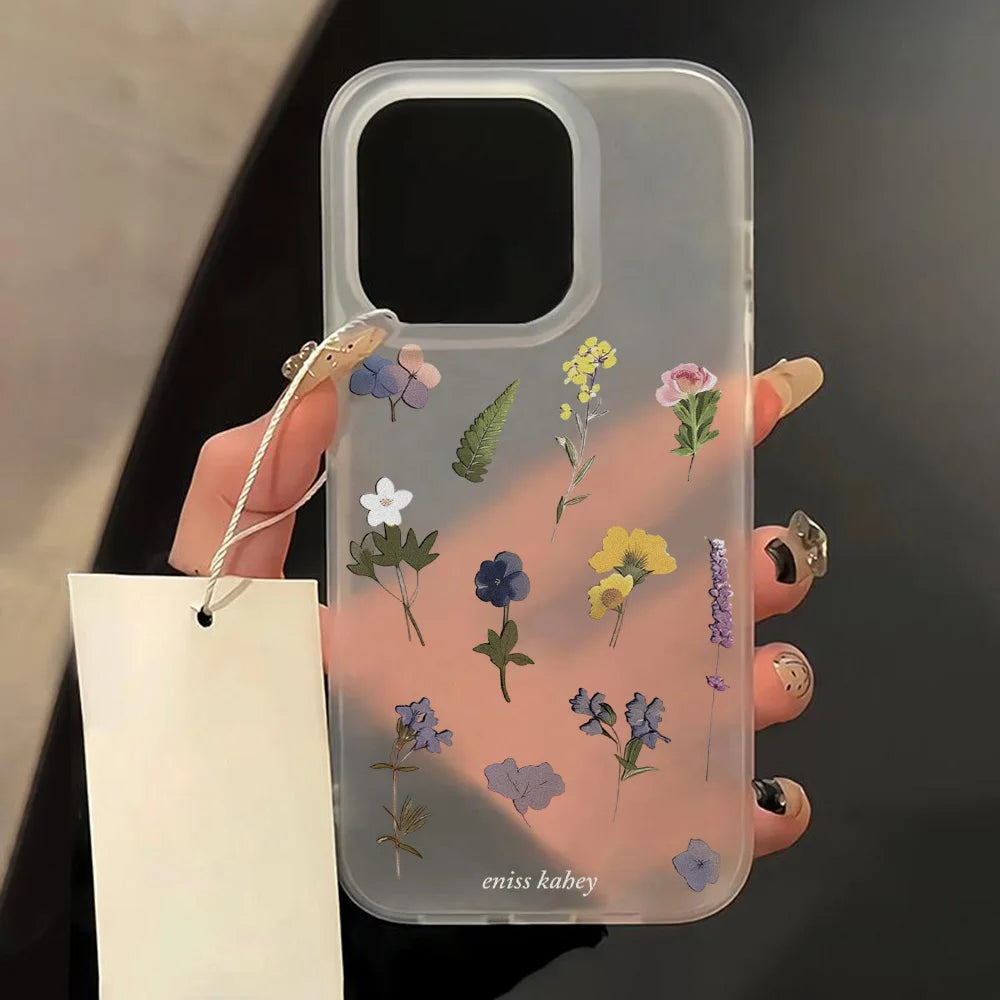 Transparent Matte Case for iPhone 11 12 13 14 15 16 17 Pro Max