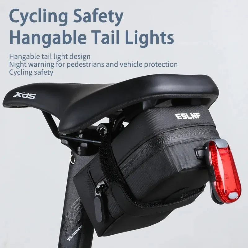 Large Waterproof Bike Saddle Bag MTB Road Tail Rear Storage Bag