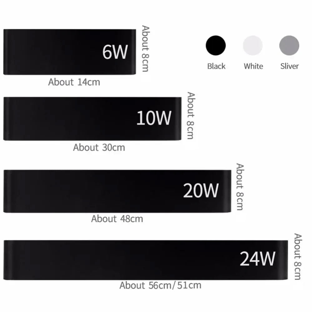 Dimmable LED Wall Sconce Modern Indoor Wall Lamp