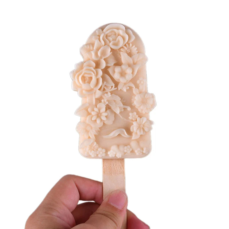 Silicone Flower Popsicle Mold – Easy Release Floral Ice Cream Maker