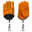 Cowhide Leather BBQ Gloves – Heat Resistant Grilling & Camping Mitts