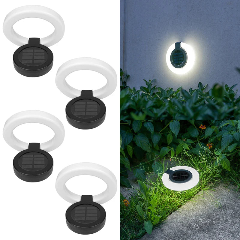 Solar Outdoor LED Lights Warm White Garden Lamp