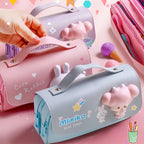 3D Kawaii Pencil Case Cute Waterproof Decompression Pen Pouch