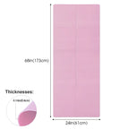 4MM EVA Yoga Mat Anti-Slip Fitness Mat for Pilates Gymnastics Exercise